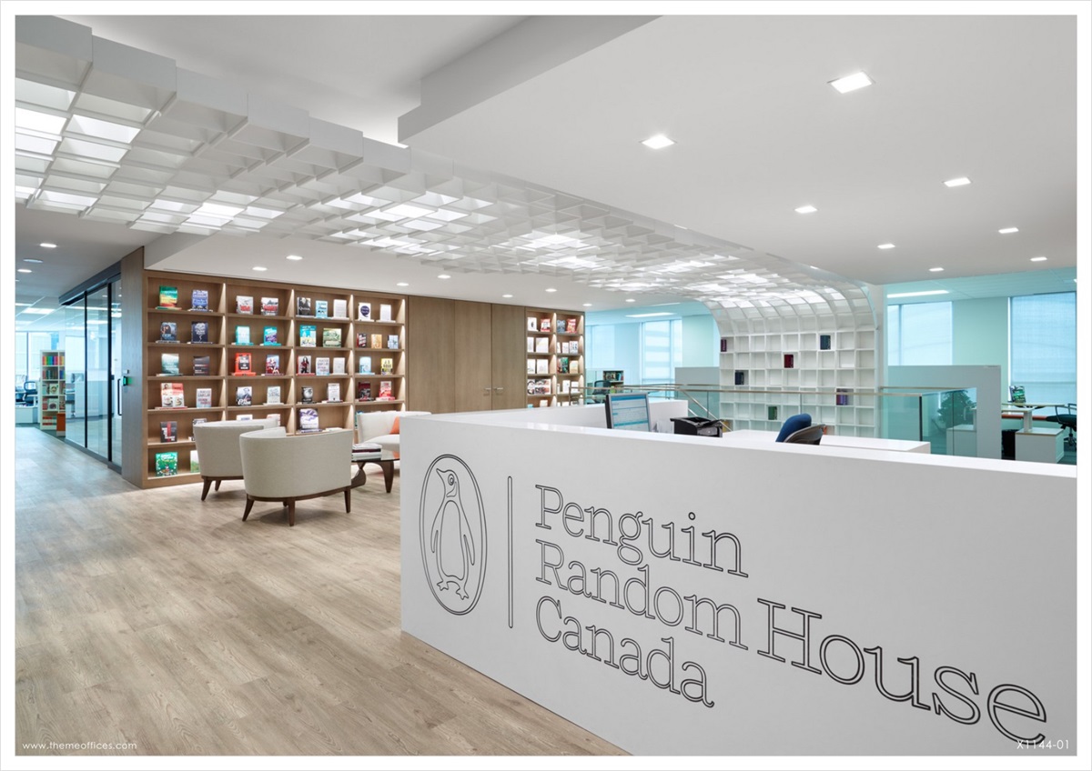X1144-01-penguin random house-電影媒體與出版-前臺等候接待區(qū)